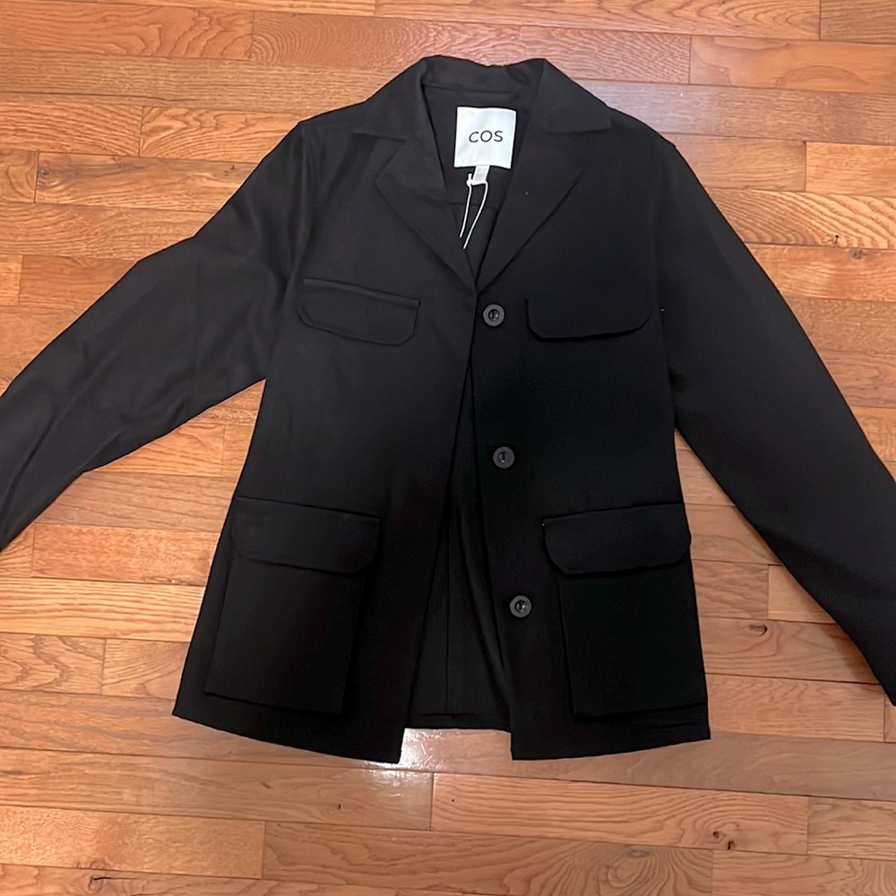 Black utility jacket